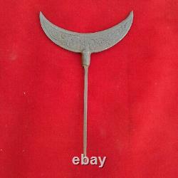 Old Vintage Arrowhead Engraved Indo Persian Mughal Rajput Kotah Bundi No Bow