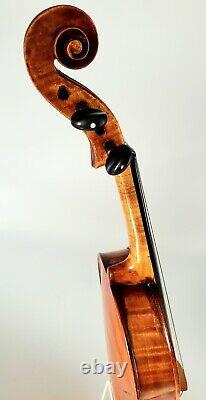Old Vintage Beautiful Violin, E J Albert And Merk American Made Full 4/4 Size