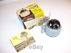 Original 1940' s 1950' s Vintage Accessory Airguide visi-dome compass nos in box