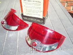Original 1950s nos Headlight Visorettes Vintage GM Chevrolet Ford Harley parts