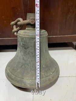 Original Old Antique Vintage Nautical Bronze KOHISTANI Bell 1915