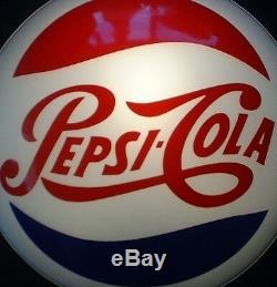 Pepsi Sign Old Vintage Antique Style Lighted Sign