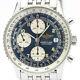 Polished Breitling Old Navitimer Steel Automatic Mens Watch A13022 Bf505558