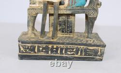 RARE ANCIENT EGYPTIAN ANTIQUE ANUBIS Lord of Mummification Old Egyptian Pharaoh