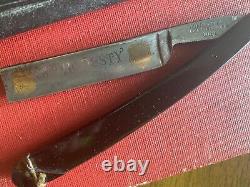 RARE antique vintage straight razor john primble india steel works OLD HONESTY