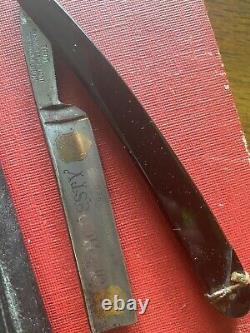 RARE antique vintage straight razor john primble india steel works OLD HONESTY