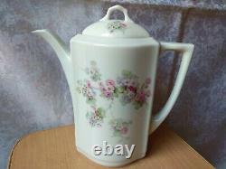 RARE old retro Vintage antique Porcelain Tea kettles flower