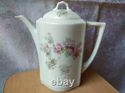 RARE old retro Vintage antique Porcelain Tea kettles flower
