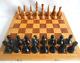 Rare 1950s Ussr Soviet Baku Vintage Tournament Chess Wood Antique Old Russian