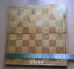 Rare 1950s USSR Soviet Vintage Chess Tournament Wood Antique Old Russian