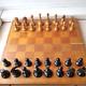 Rare 1950s Ussr Soviet Vintage Tournament Chess Wood Antique Old Russian