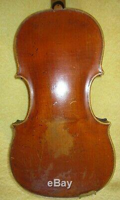 Rare Old Antique 1803 Vintage German Master C. F. Meisel 4/4 Violin-Good Player