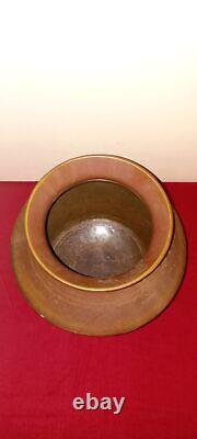 Rare South Indian Copper Water Pot Antique Vintage Old Home Decor Decorative E36