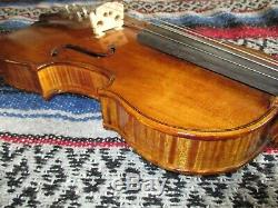 Rare Ugly Old Antique 1900 Vintage Italian 4/4 Violin GREAT Condition/Sound