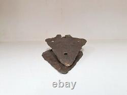 Rare Vintage Old Hand Forged Unique Iron Door Hings /latch Part Collectible