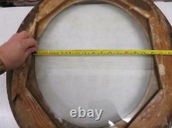 Really old picture frame antique LARGE OVAL fits 18 inch X 15 painting
