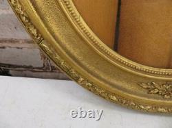 Really old picture frame antique LARGE OVAL fits 18 inch X 15 painting