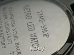 SILVER X-MEN APOCALYPSE 70s Old Vintage Style LED DIGITAL Rare Retro Mens Watch