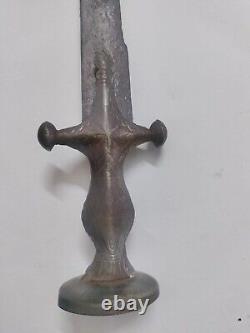 SWORD TULWAR 1910 Antique Vintage Handmade Period Old Rare Collectible