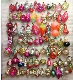 Set 83 Vintage Russian USSR Glass Christmas Ornaments Xmas Tree Old Decorations