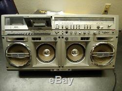 Sharp Gf-777z Old School Boom Box Ghetto Blaster! Rare Vintage Antique Radio