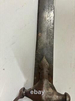 Sword 1911 Sabre Saber Shamsheer Marked Wootz Antique Vintage Old Collectible
