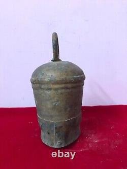 Traditionl Elephant Bell Made of Iron & Wood Antique Old Vintage Collectible D68