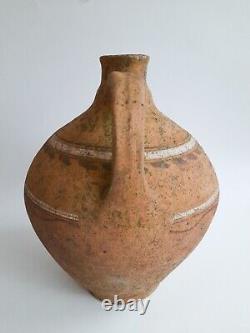 Ukrainian Antique Pottery Old Clay Jug Amphora Vintage Rustic Primitive Jug