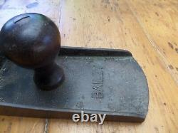 VINTAGE ANTIQUE OLD STANLEY No 8 PLANE ROSEWOOD HANDLES MADE IN USA