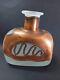 Vintage Old Antique Perfume Bottles Heavy Beautiful Shape Covered With Copper