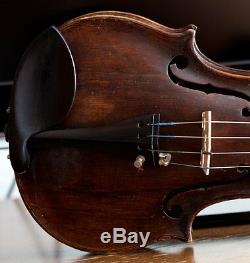 Very old labelled Vintage violin Carlo Giuseppe Testore Geige