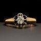 Victorian Old Mine Cut Diamond Engagement Ring Antique Vintage Solitaire Gold