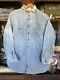 Vintage 1920s 1930s Mens Chambray Workwear Shirt Jc Penney Chin Strap Farm Old