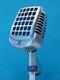Vintage 1950s Shure 737a Microphone & Desk Stand Old Deco Antique Shure Prop Usa