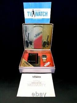 Vintage 1982 Antique Old Seiko T001 James Bond Wrist Watch Television Screen