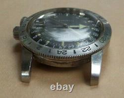 Vintage Antique Old 1960s Glycine Airman Military Automatic Watch Good Condition
