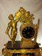 Vintage Antique Table Clock With Prince Old & Rare