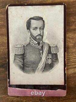 Vintage Cabinet Card. Juan Lavalle Former Governor of Buenos Aires province