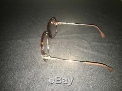 Vintage Cazal 620 Eyeglasses Brown And Gold Frame. (new Old Stock)