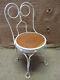 Vintage Childs Ice Cream Chair Antique Old Stool Parlor Soda Fountain 7042
