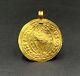 Vintage Currency Old Antique Gold Coin Pendant Jewelry 15 Century Ad Light Weigh