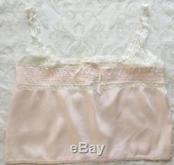 Vintage Edwardian Camisole Corset Cover NOS withtag 100 yrs old Original Ribbon