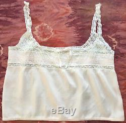 Vintage Edwardian Camisole Corset Cover NOS withtag 100 yrs old Original Ribbon