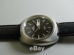 Vintage Fortis Automatic Day Date SWISS Mens Wrist Watch H572 OLD used Antique