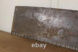 Vintage Japanese Antique Old Hand Saw Carpentry Tool Big Long Blade Used #2