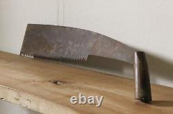 Vintage Japanese Antique Old Hand Saw Carpentry Tool Big Long Blade Used #2