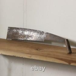 Vintage Japanese Antique Old Hand Saw Carpentry Tool Big Long Blade Used #2