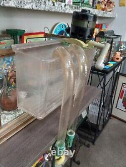 Vintage Old Antique Aquarium Fishbowl Supreme Aquaking Filter Motor Works Great