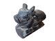 Vintage Old Antique Black Stone Hand Made Fine Engraved Nandi Cow Figure Statue