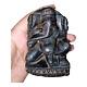 Vintage Old Antique Rare Black Stone Fine Hand Carved God Ganesh Figure / Statue